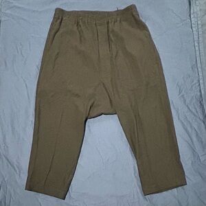 NEW Rick Owens Black LUXOR 23’ F/W Cropped Drawstring Pants 54 Sz 34US